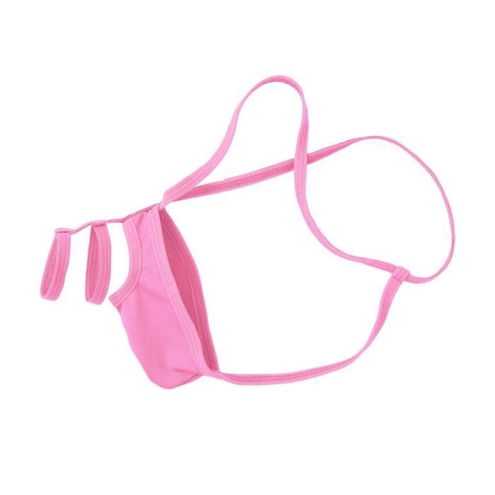 IEFIEL Homme G String String Sexy Sissy Lingerie Erotique Slip Ouvert