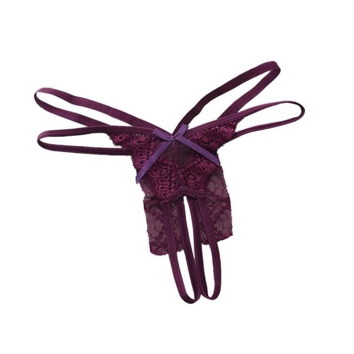 Sasaquoy Culotte Slip Sexy Lingerie Sexy Pour Femmes En Dentelle