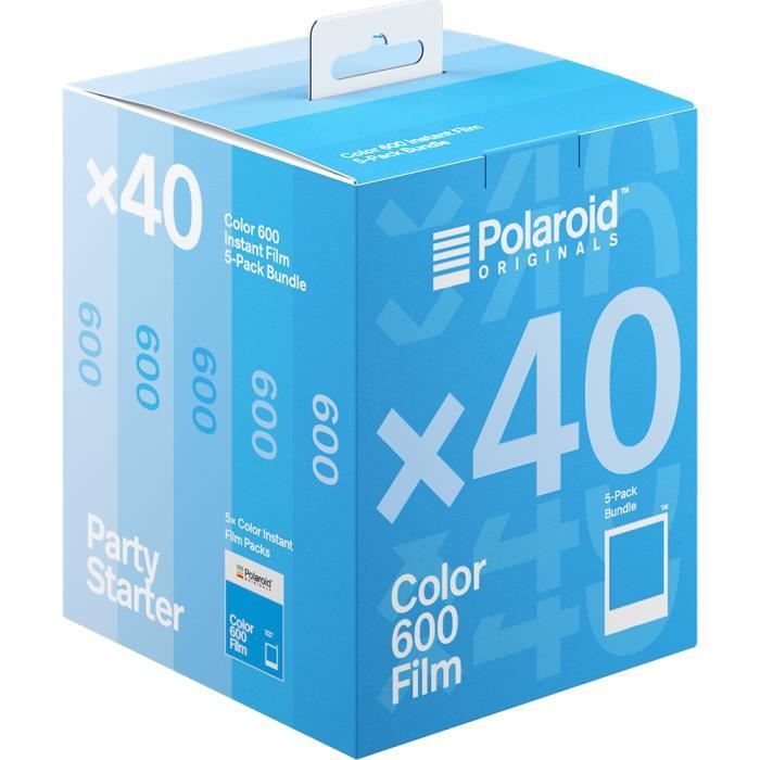 Pack de 40 Photos Couleur Polaroid pour Appareils 600