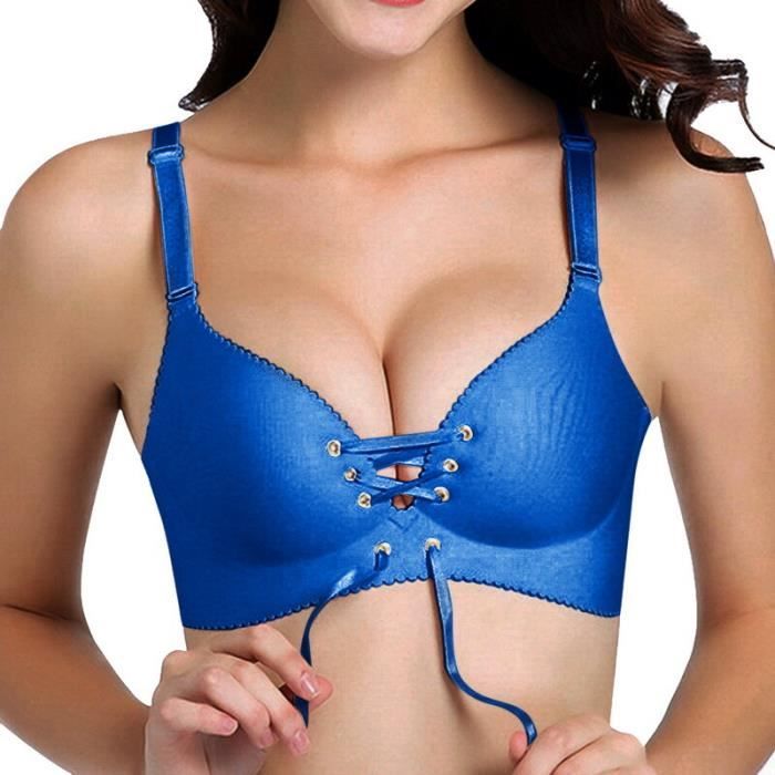 Soutien gorge Soutien gorge push up sexy sans couture pour femme lingerie sans fil sous vêtement