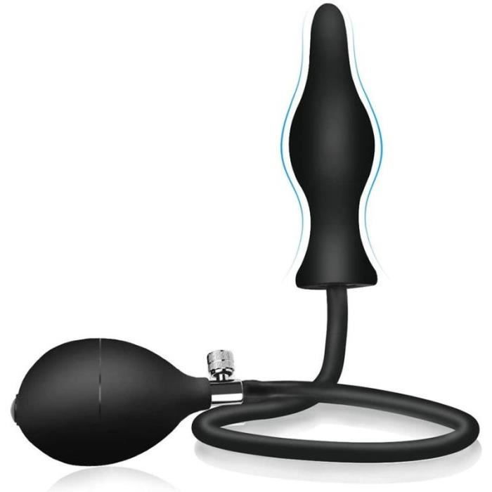 Stimulateur Plug Chapelet Plug Anal Gonflable En Silicone Souple