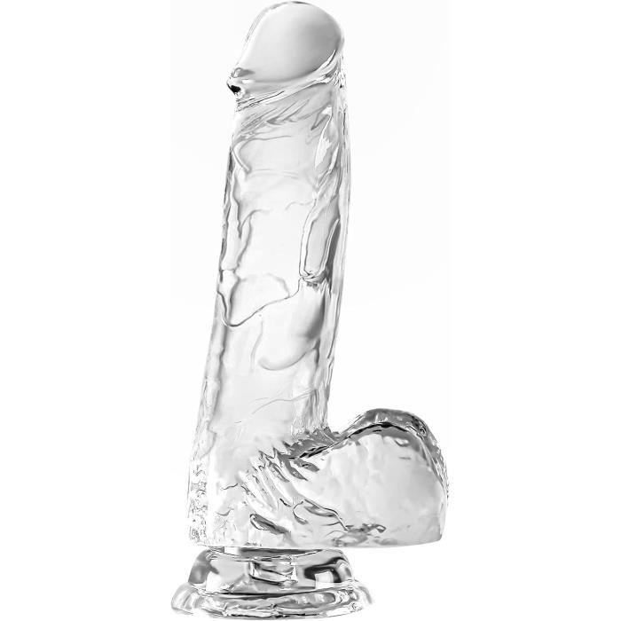 Gode Réaliste Pénis Dildo Godemichet Avec Gland Veines Testicules Et