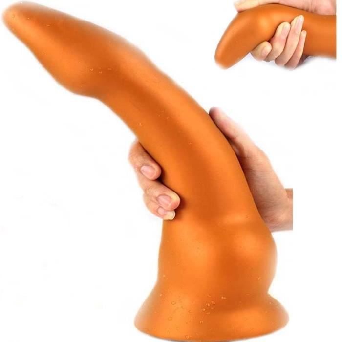 Long Doux Plug Anal Gode Énorme Godemichet Anal Avec Ventouse Adulte