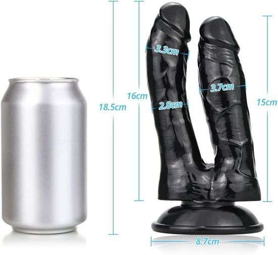 Double T Te R Aliste Gode P Nis Pour Femmes Nouveaut S Sex Toy Tanche