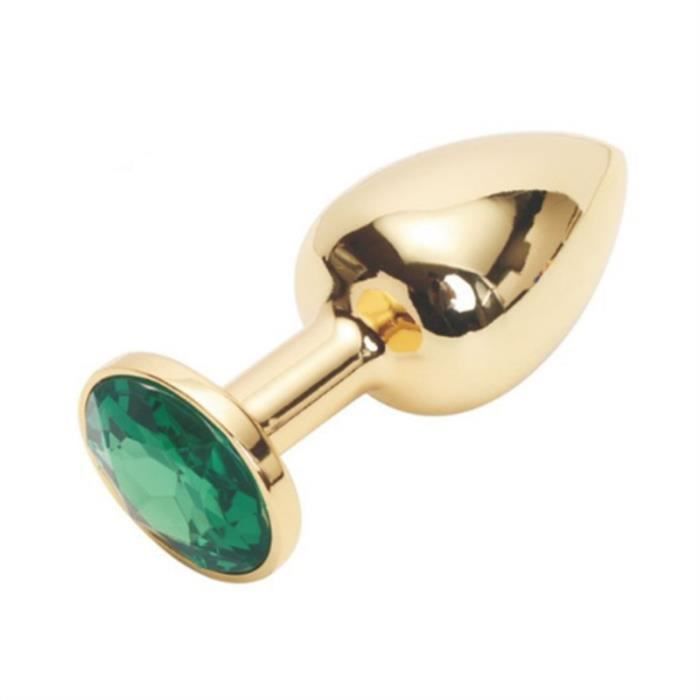 Acier Inoxydable Couleur Or Perles Anales Bijoux En Cristal Ass