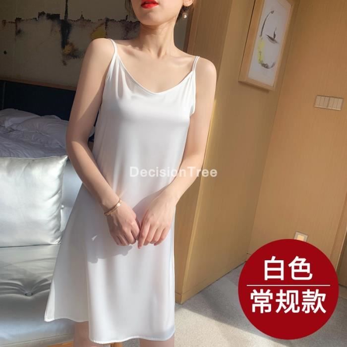 Ensemble De Lingerie Sous Robe En Dentelle Pour Femmes Jupon Moulant