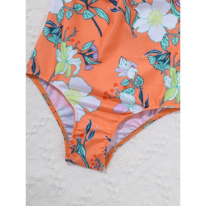 Yoojia Enfant Fille Maillot De Bain Une Pi Ce Motif Floral T Bikini