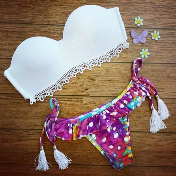 Femmes Maillot De Bain Br Silien Taille Basse Bikini Ensemble Maillot De Bain Sexy Maillot De