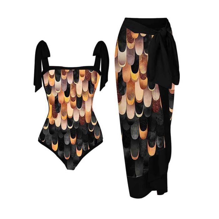 Maillot De Bain Une Pi Ce Bikini Maxi Robe Deux Pi Ces En Mousseline