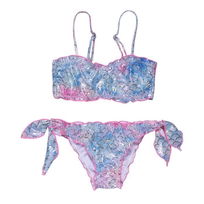 Maillot De Bain Mode Sir Ne Filles Fleur Une Pi Ces Bikini De Plage Filles Ans Stretch