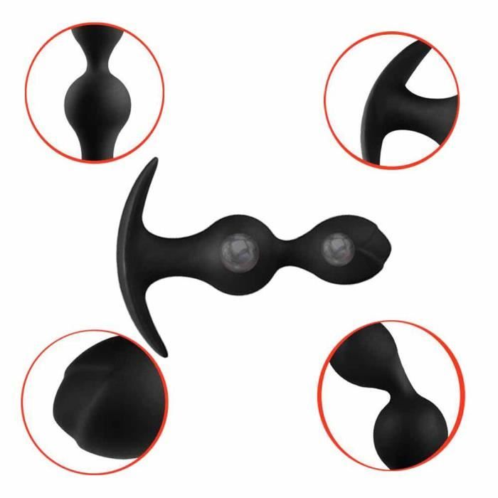 Sextoy Anal Godemichet Anal Boules De M Tal L Int Rieur Noir Doux