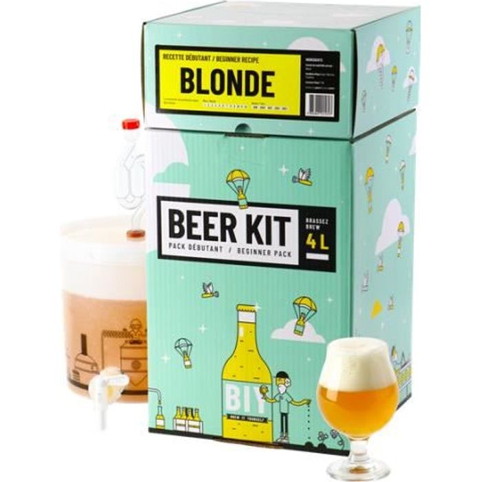 Kit De Brassage Niveau D Butant Style Bi Re Blonde Id E Cadeau La Cave Cdiscount