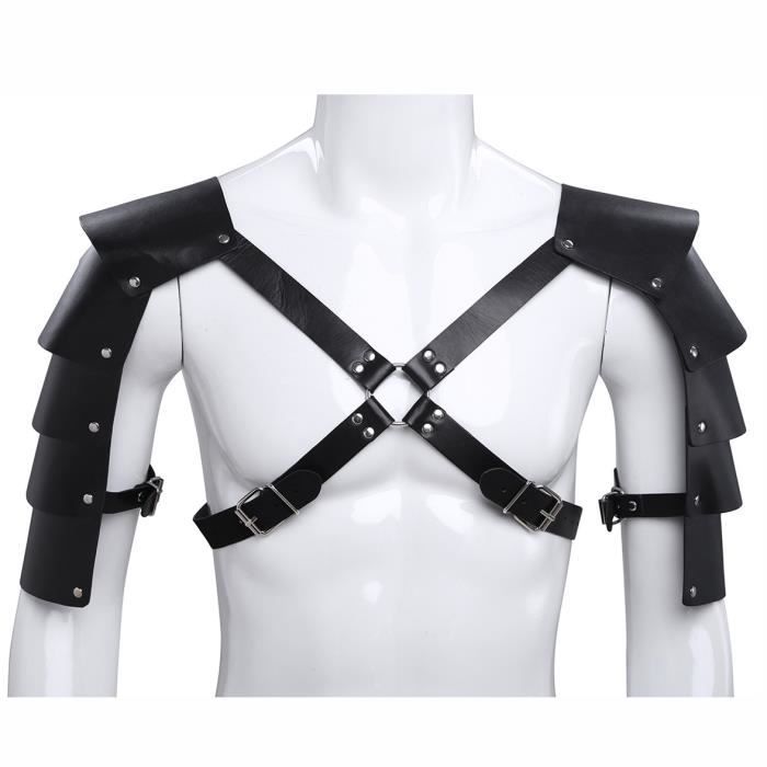 Accessoire de lingerie érotique pour homme Sexy Faux cuir réglable corps poitrine harnais