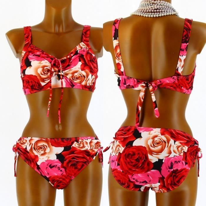 Maillot De Bain Bikini Push Up Annick Femme Achat Vente Maillot De Bain Maillot De