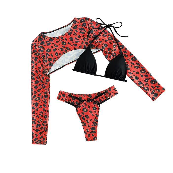 Maillot De Bain Trois Pi Ces Bikini Beach Seaside Maillot De Bain Sexy