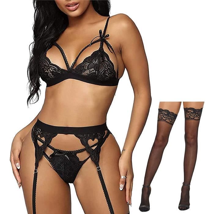 Lingerie Sexy Femme Ensemble Lingerie Dentelle Brassi Re Jarreti Re
