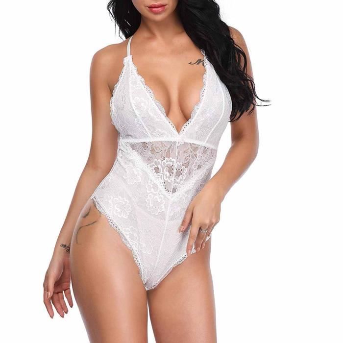 Dames Cool Girl Lingerie Dentelle Solide Sedin S Duisant Sexy Sling