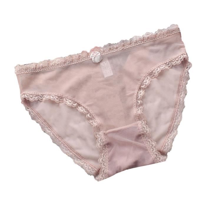 Femmes Sexy Sous V Tements En Dentelle Lingerie Tongs Culottes Dames