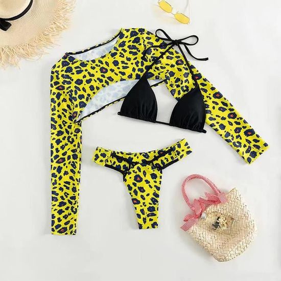 Maillot De Bain Trois Pi Ces Bikini Beach Seaside Maillot De Bain Sexy