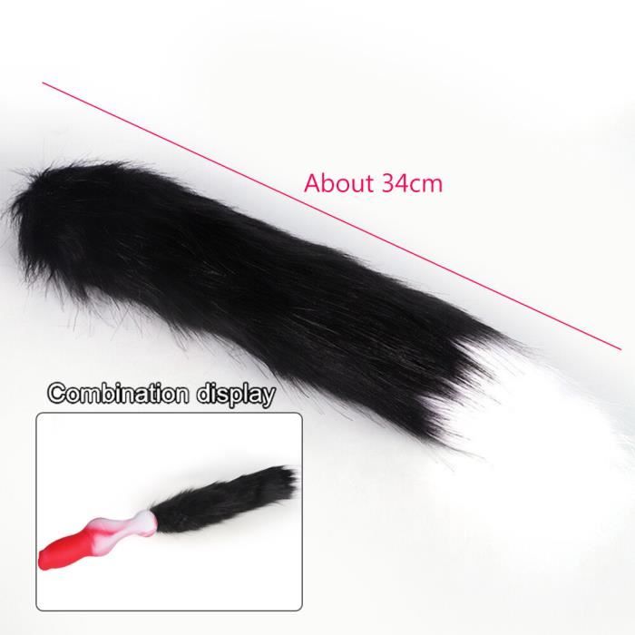 Godemichet Anal En Silicone Longue Queue Pour Femme Jeux Sexuels Pour