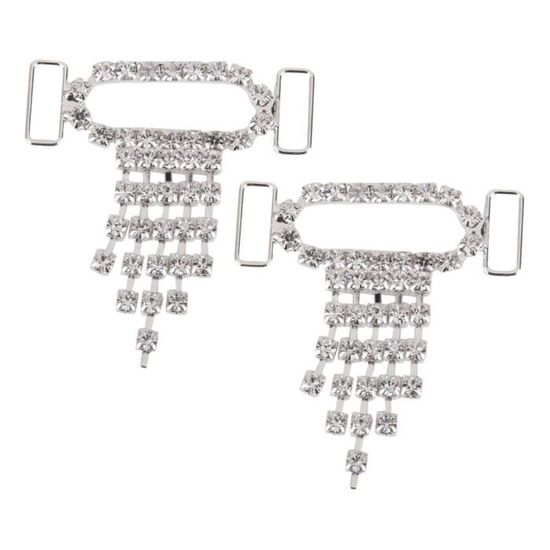 Diy Gland Strass Bikini Connecteur Boucle De Cristal Cha Ne En M Tal Maillots De Bain Achat