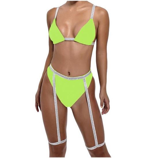 Bikini Maillot De Bain Sexy Femme Maillot De Bain Deux Pi Ces Ruban