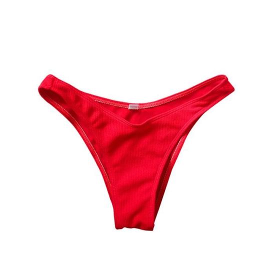 Robe de plage Maillot de bain brésilien pour femmes bikini solide