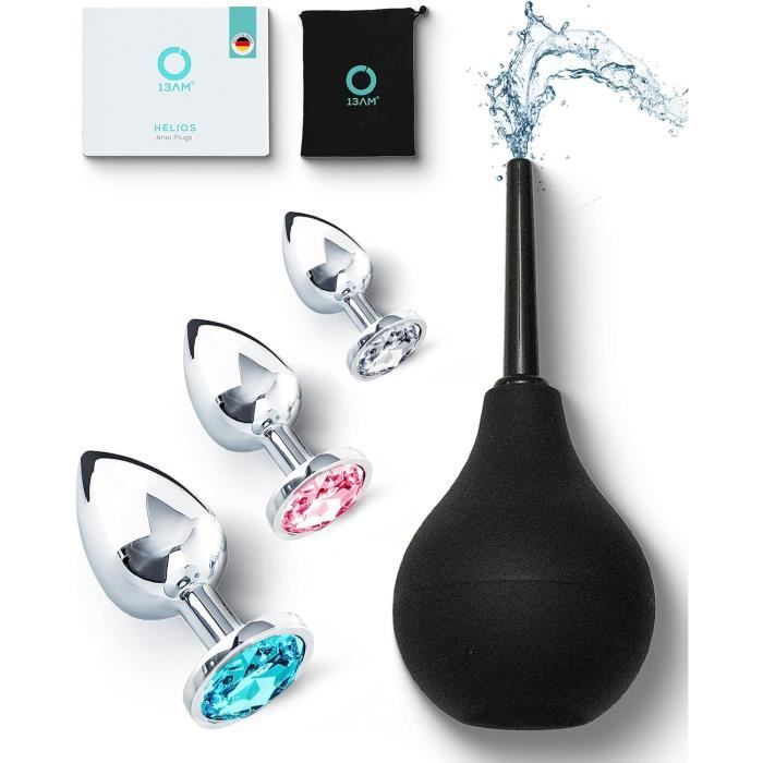 Plug Anal Lot De Plug Anal Multicolore En Métal Avec Diamants En Cristal Douche Anale