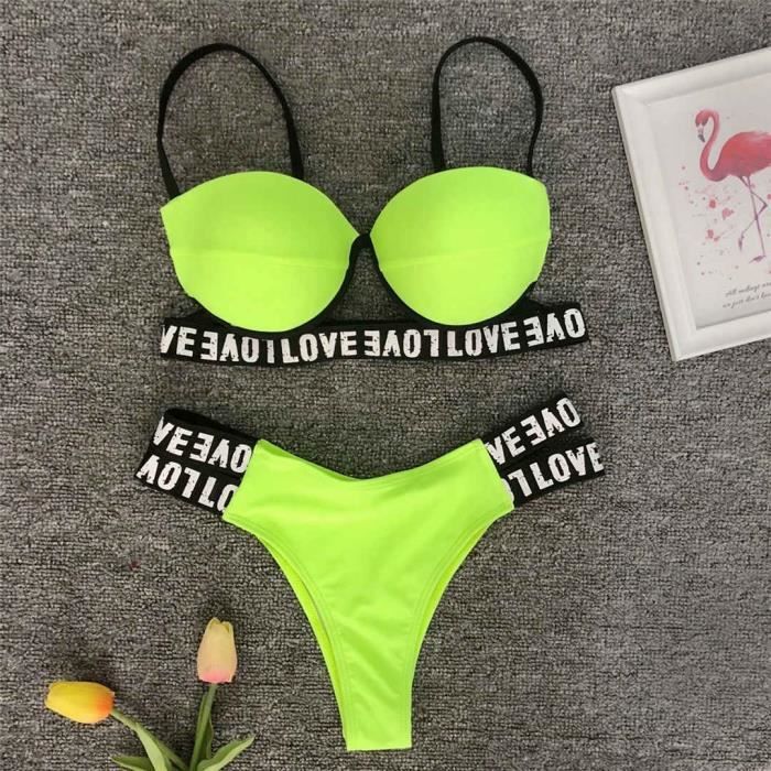 Maillot De Bain Sexy Bikini Maillot De Bain Push Up Maillot De