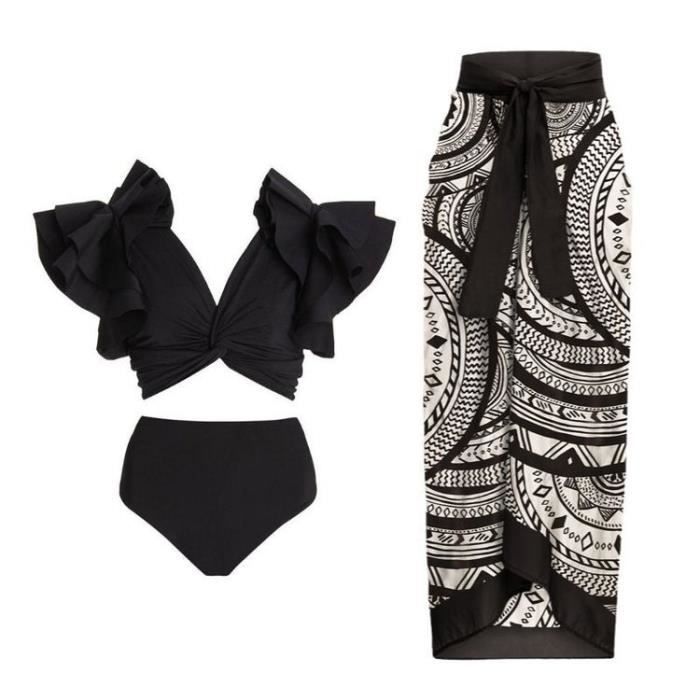 Maillot De Bain Femme Mode Chic Boh Me Bikini Glamour Elegant Y