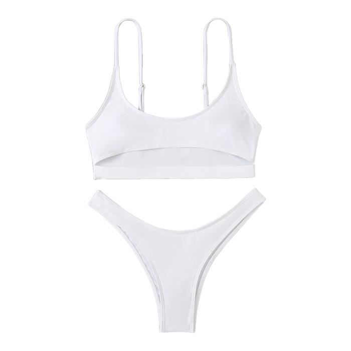 Maillot De Bain Pcs Set Bikini Ensemble Hollow Out Sangle De
