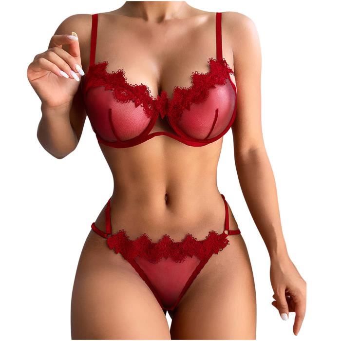 Femmes Lingerie Corset Sans Dentelle Fil Rac Mousseline V Tements De