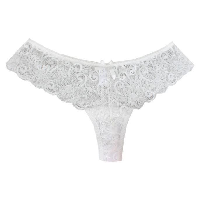 String Tanga Pour Femmes Culottes De Bikini En Dentelle Culottes En