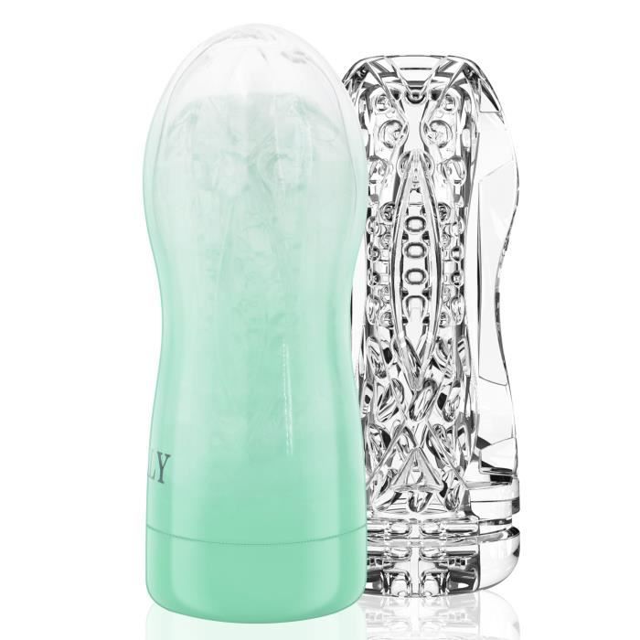 Cob Male Masturbator Cup Sex Toy Pour Homme Masturbateur Transparent