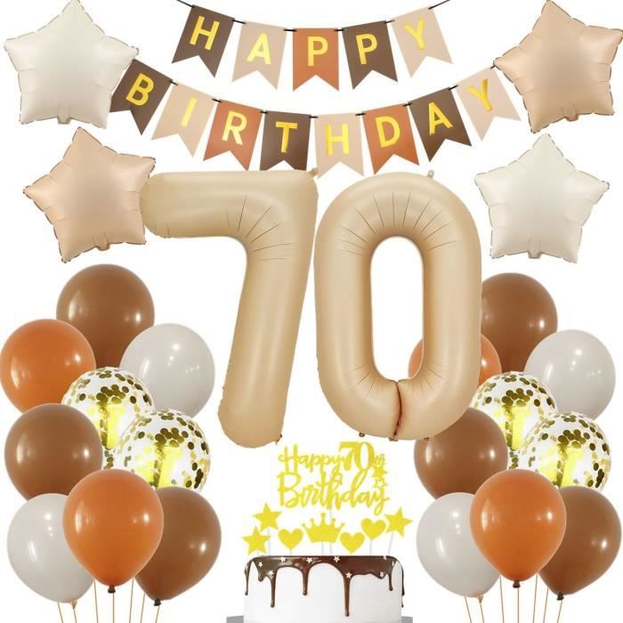 Ballon Ans Anniversaire Nude Cr Me Ans Ballons Decoration