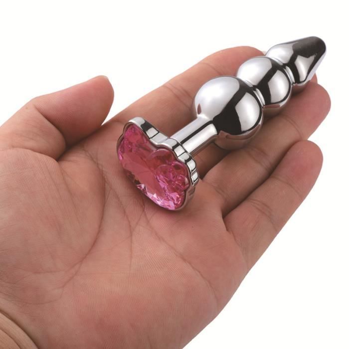 Plug Anal En M Tal En Acier Inoxydable Perle De Visage De Chat En