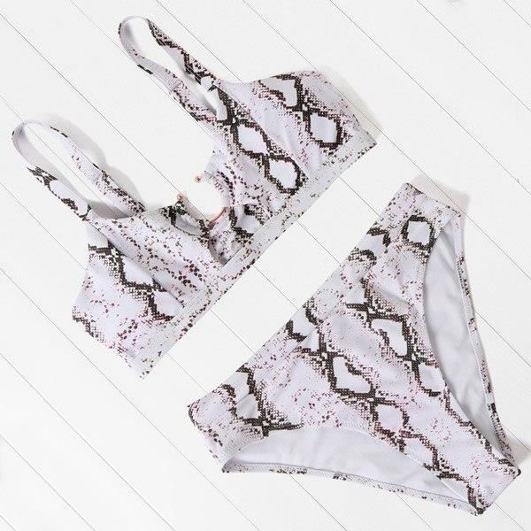 MAILLOT DE BAIN OMKAGI Bikinis 2021 léopard Bikini brésilien natation
