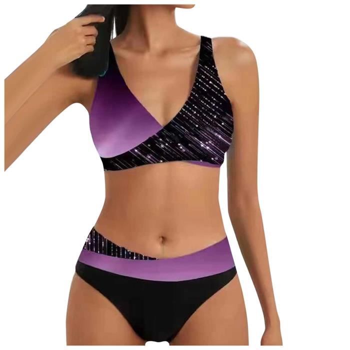 Femme Maillot De Bain Deux Pi Ces Bikini Set Push Up Ensembles Bikini