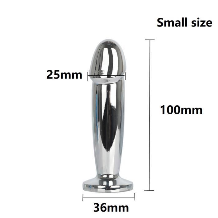 Vibromasseur Anal En M Tal Vitesses Perles Plug Anal Grande