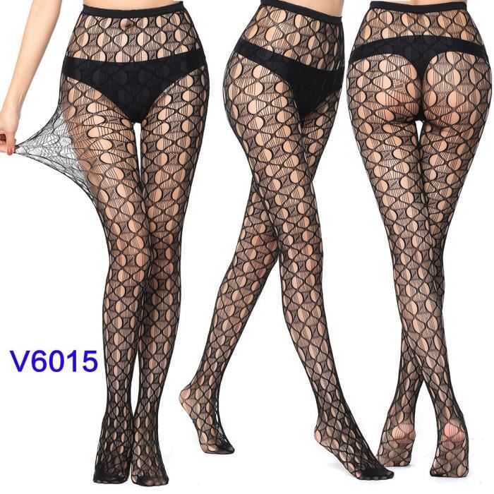 Collant Collants en résille pour femmes Lingerie Sexy en Jacquard