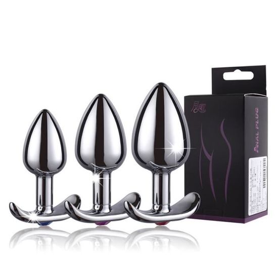 Stimulateur Plug Chapelet Purple Cm Plug Anal En Acier