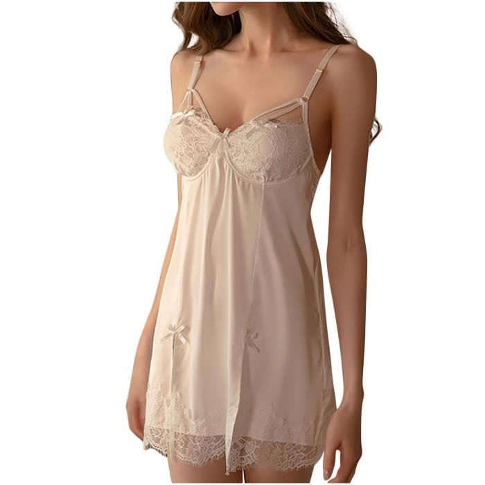 Ou Lingerie Femme Mesdames Sexy Pyjama En Filet Extensible Moulant Une