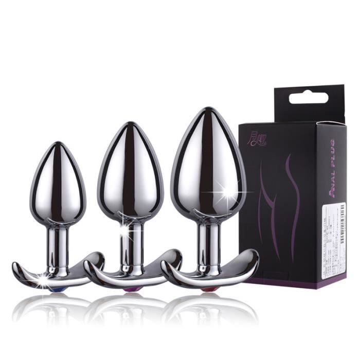 Stimulateur Plug Chapelet Purple Cm Plug Anal En Acier