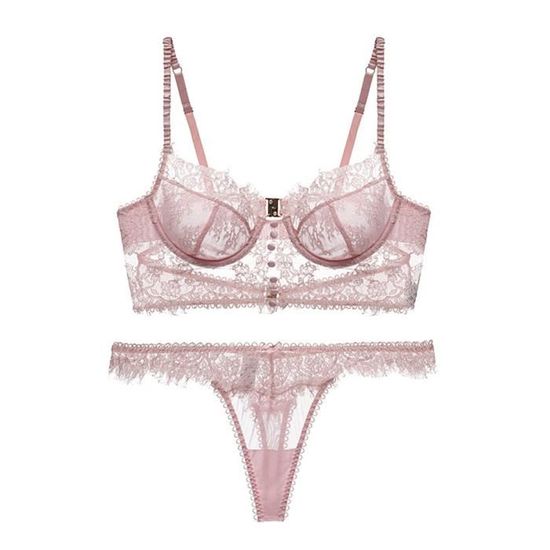 Femmes Dentelle Brassi Re Ensemble De Lingerie Dentelle De Fleur