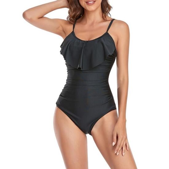 Bikini Mode Femme Avec Coussinets De Poitrine Sans Armature Sexy Strap