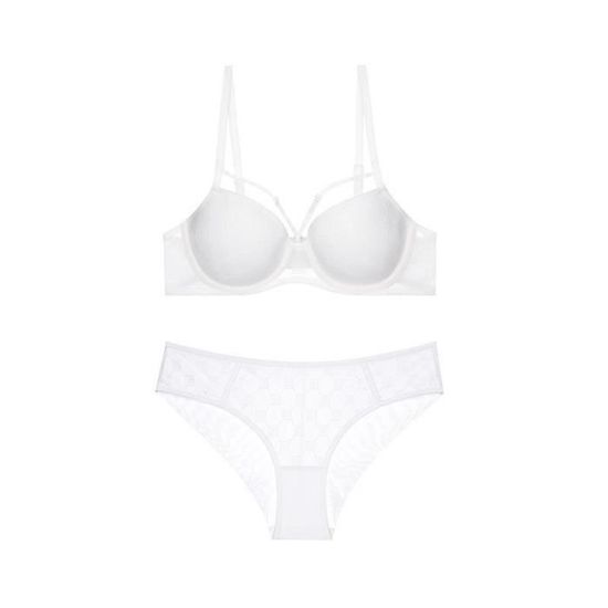 Ensemble Lingerie Femme Dentelle Sexy Fronces Brillantes Anti