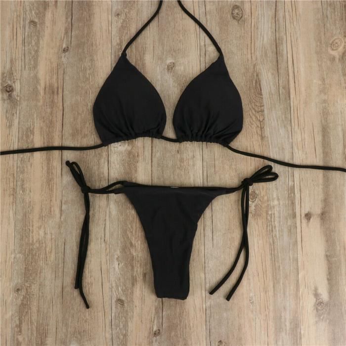 Ensemble de bikini Maillot de bain brésilien sexy pour femmes ensemble