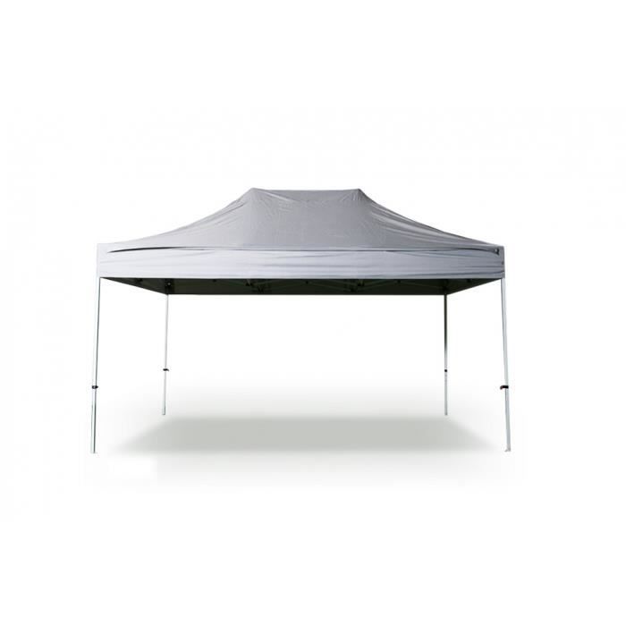 Tente pliante Barnum Tonnelle 3x4.5m polyester 300g/m² pelliculé PVC tube aluminium 40mm hexagonal Montage minute