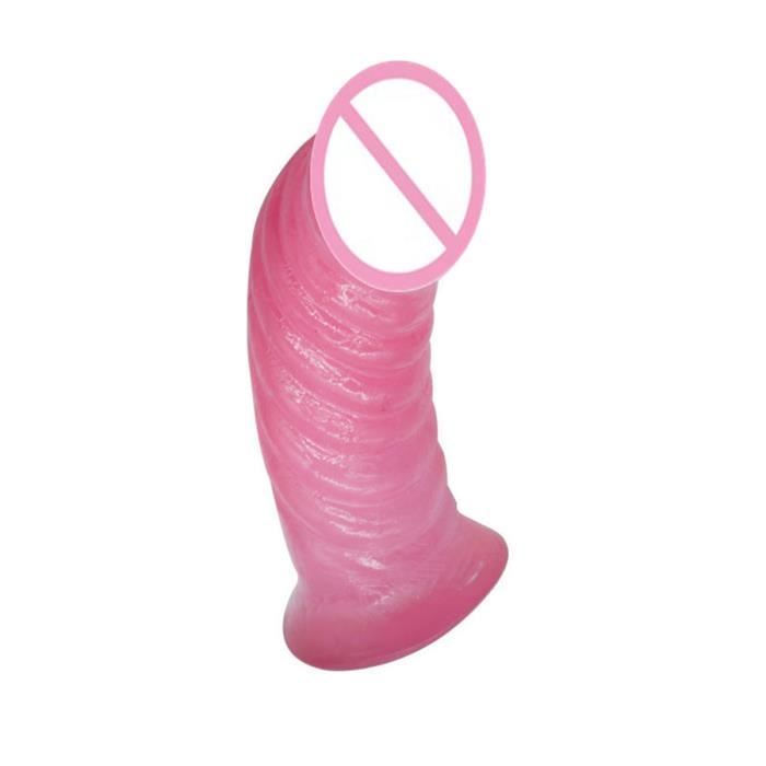 Godemiché réaliste à ventouse pour adulte pénis pour femme homme Gay