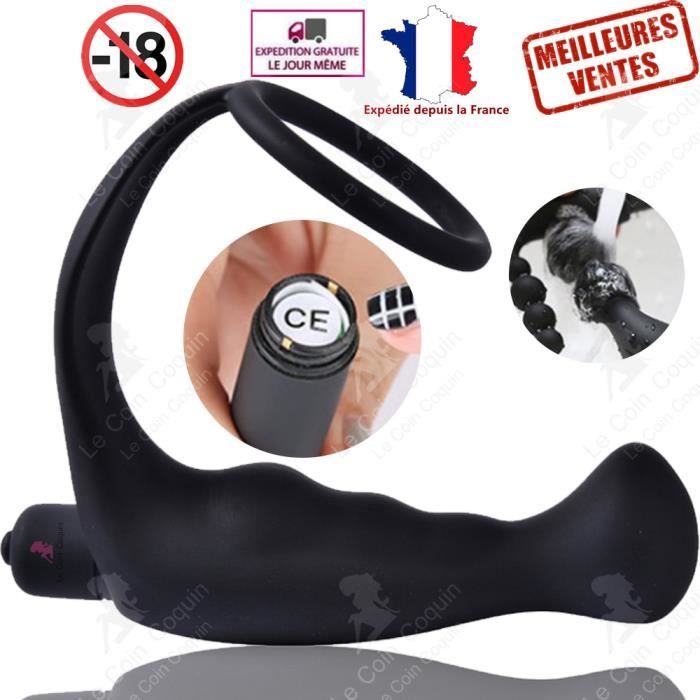 LCC Plug anal Gay homme anneau pénis postérieur vibromasseur sexy